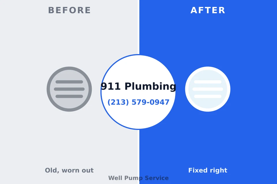 Before and after: plumbing repair Huntington Bay, NY